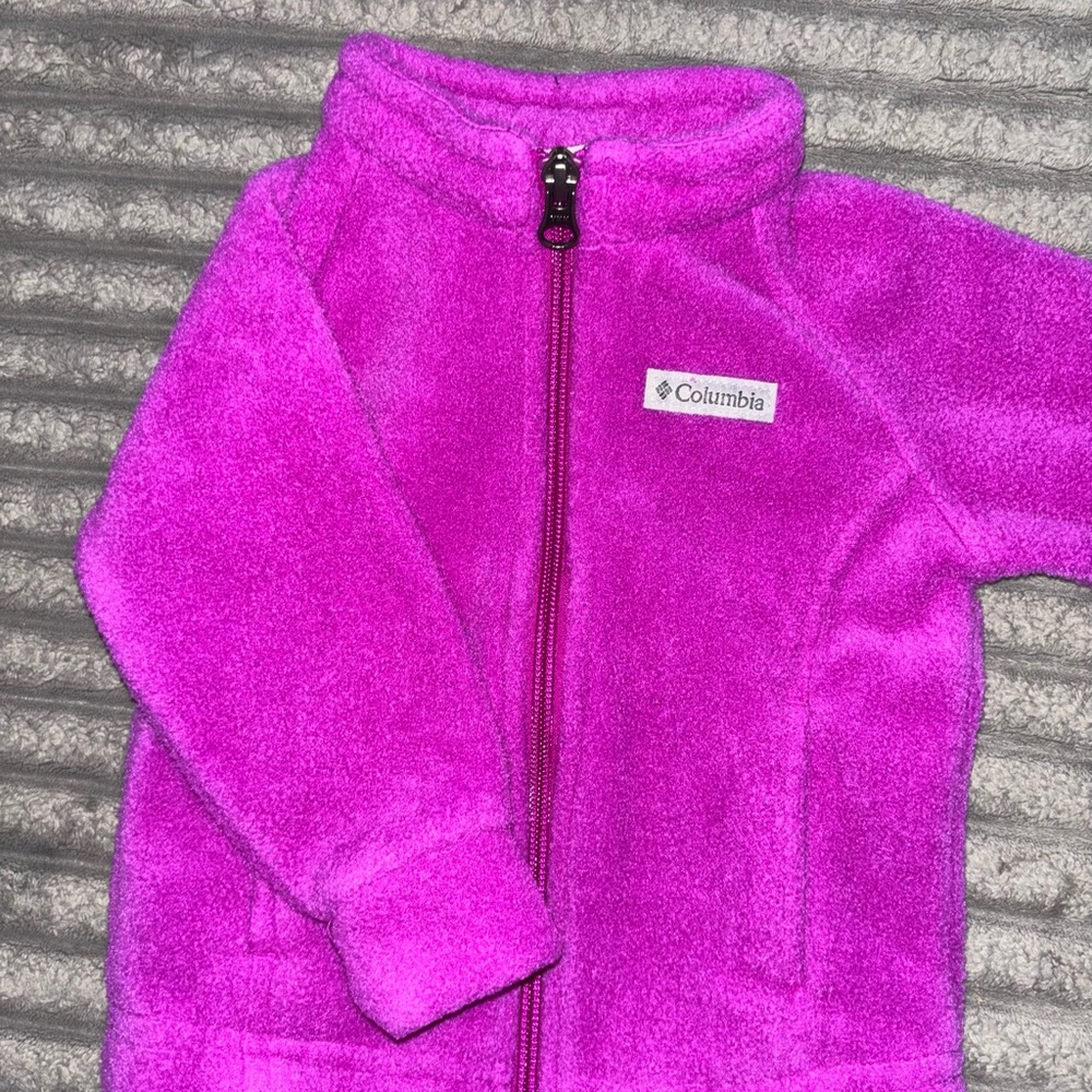 Columbia Magenta Fleece Jacket